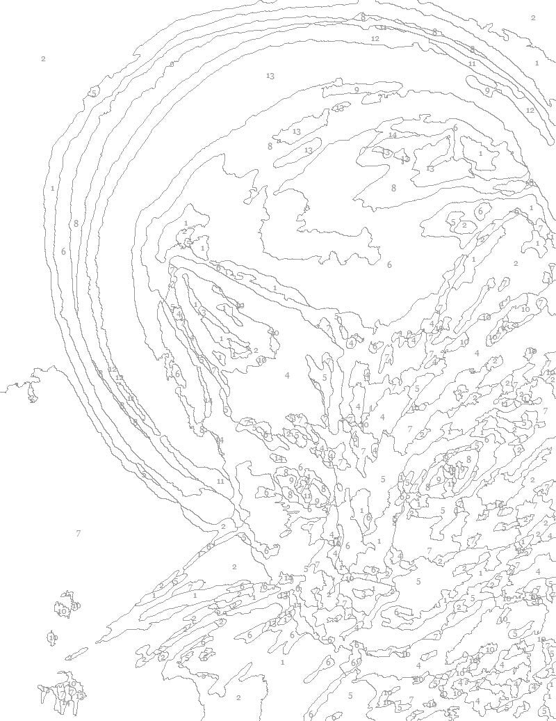 Black Cat Paint by Number Kit -a Fun Fall Activity!