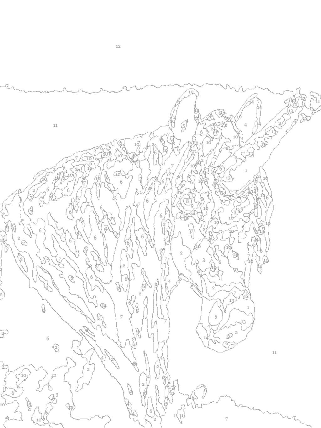 Unicorn Paint by Number Kit: Beginner Art Project