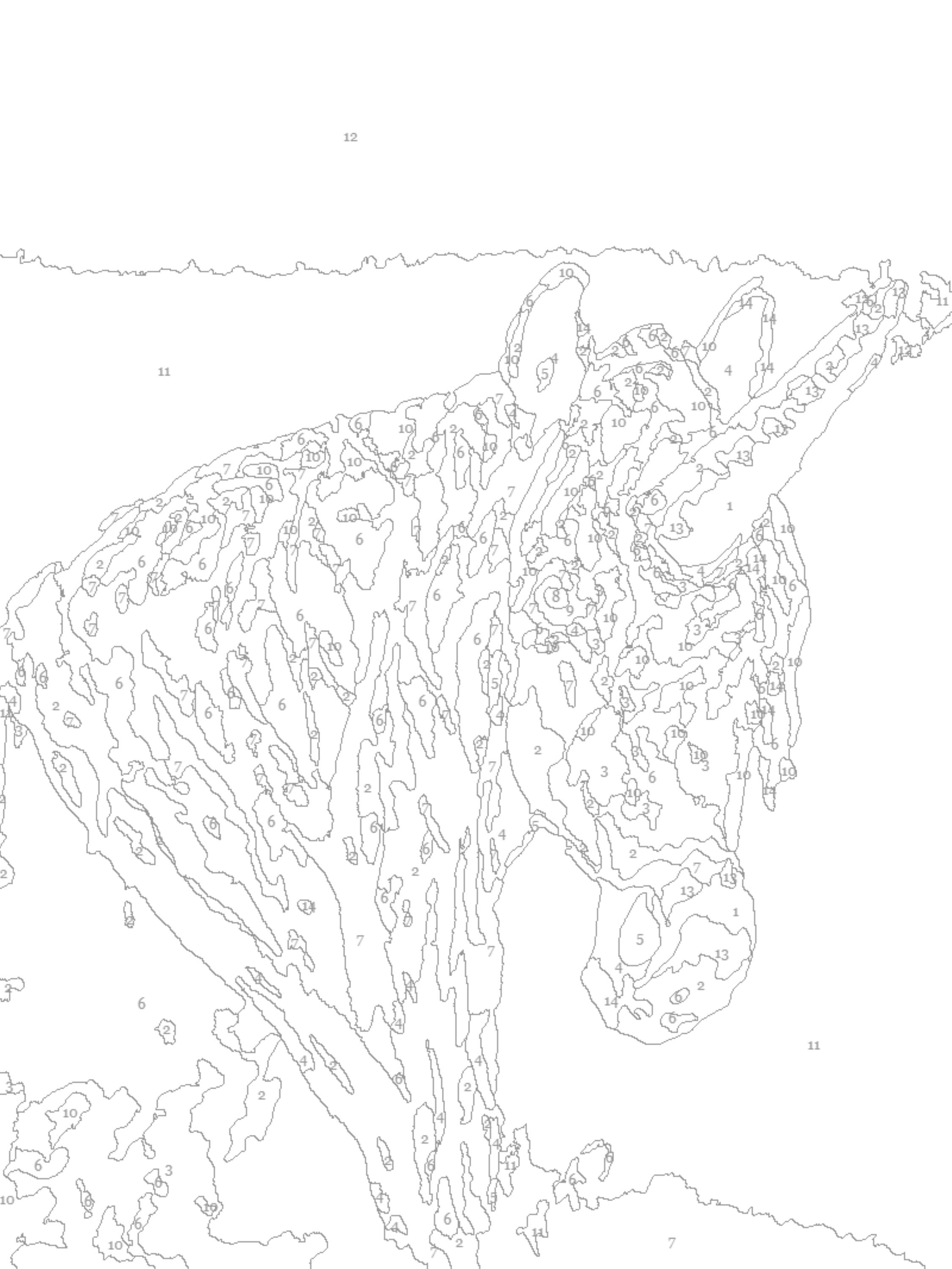 Unicorn Paint by Number Kit: Beginner Art Project