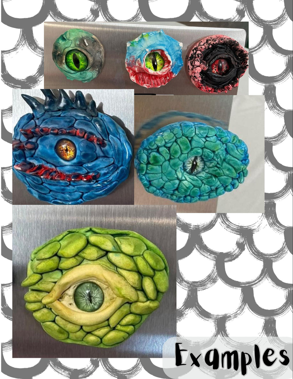Sculpt Your Own Dragon Eye Kit - Glitter version!