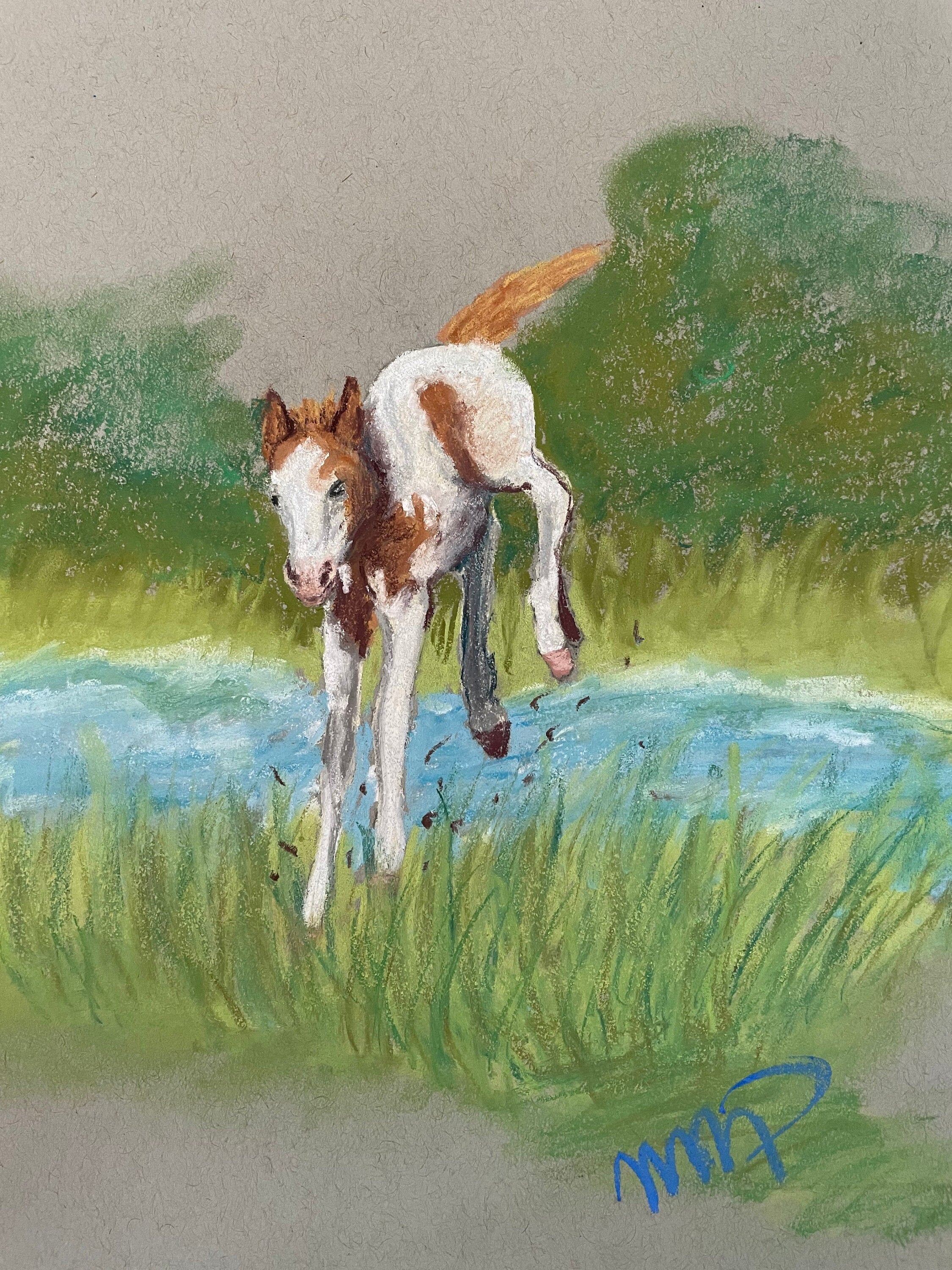 Jumping for Joy - Original 9x12