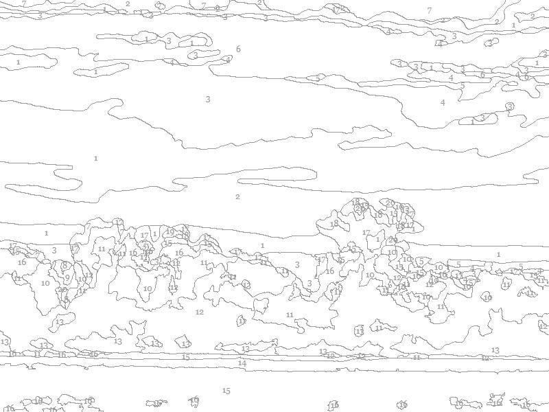 Fall Day Paint by Number Kit