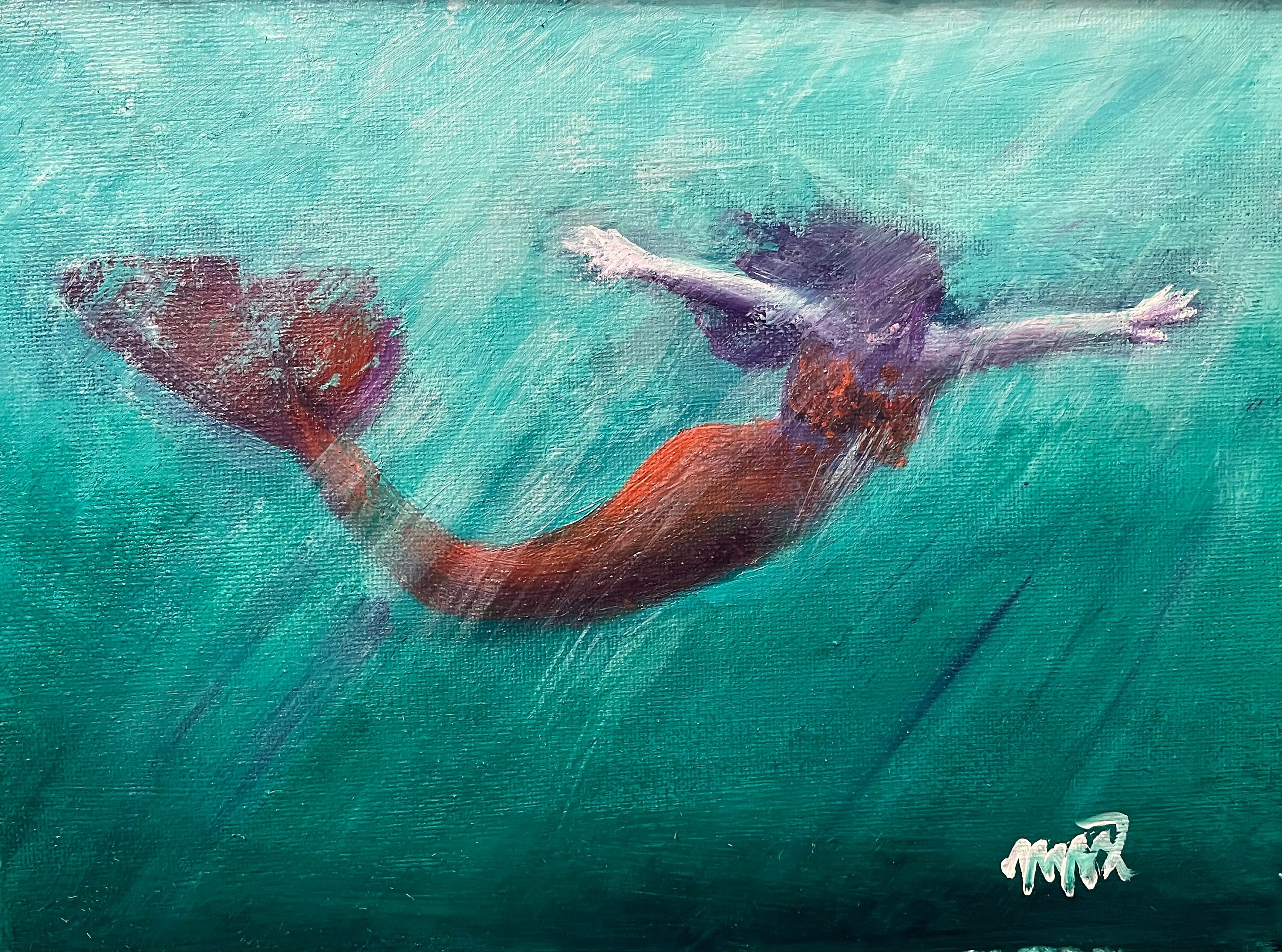 Unknown Depths - Mermaid Art Print