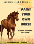 Paint Your Own Horse - DIY Art Kit
