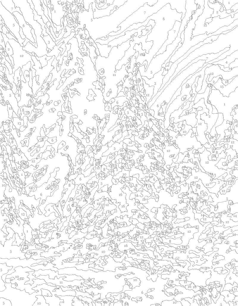 Northern Lights in the Forest Paint by Number Kit -a Fun Holiday Activity!