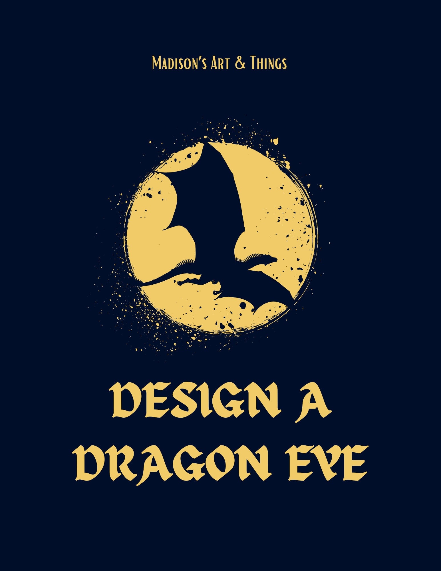 Sculpt Your Own Dragon Eye Kit - Glitter version!