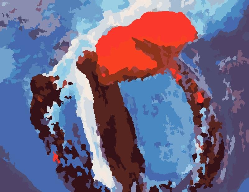 Mermaid Paint by Number Kit: 8x10 Watercolor Paper, DIY Art