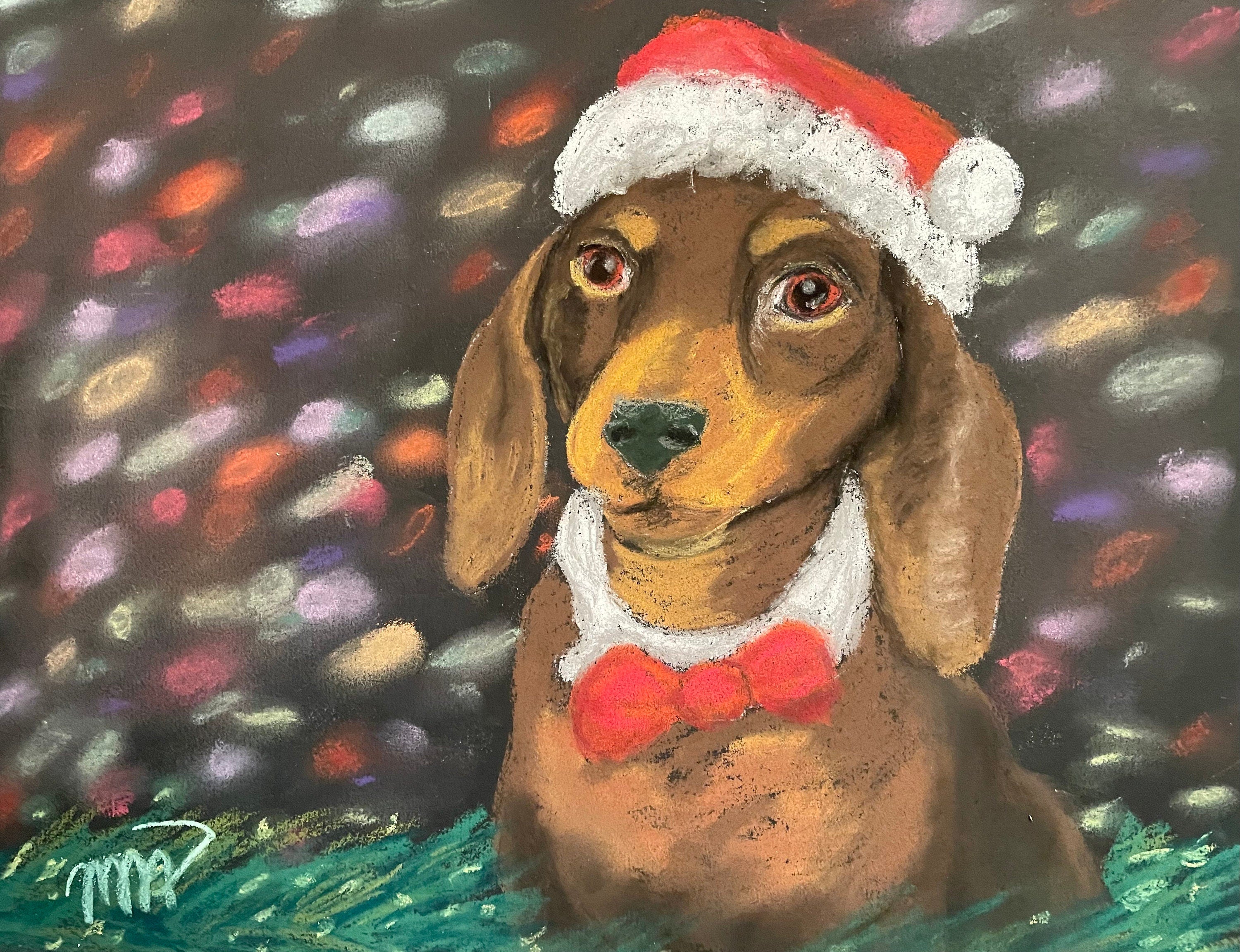 A Puppy for Christmas - Print
