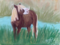 King Riptide: Original Pastel Horse Drawing
