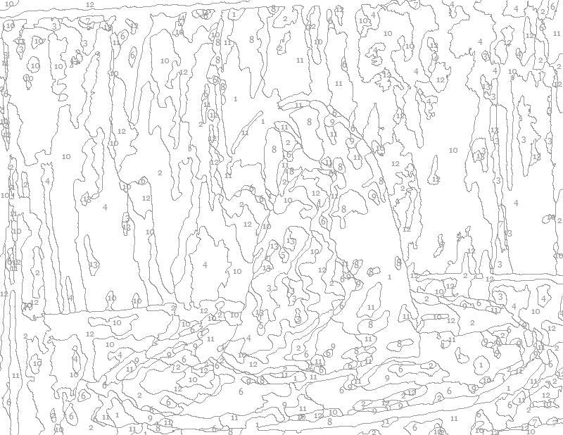 Witch Hat Paint by Number Kit -a Fun Fall Activity!